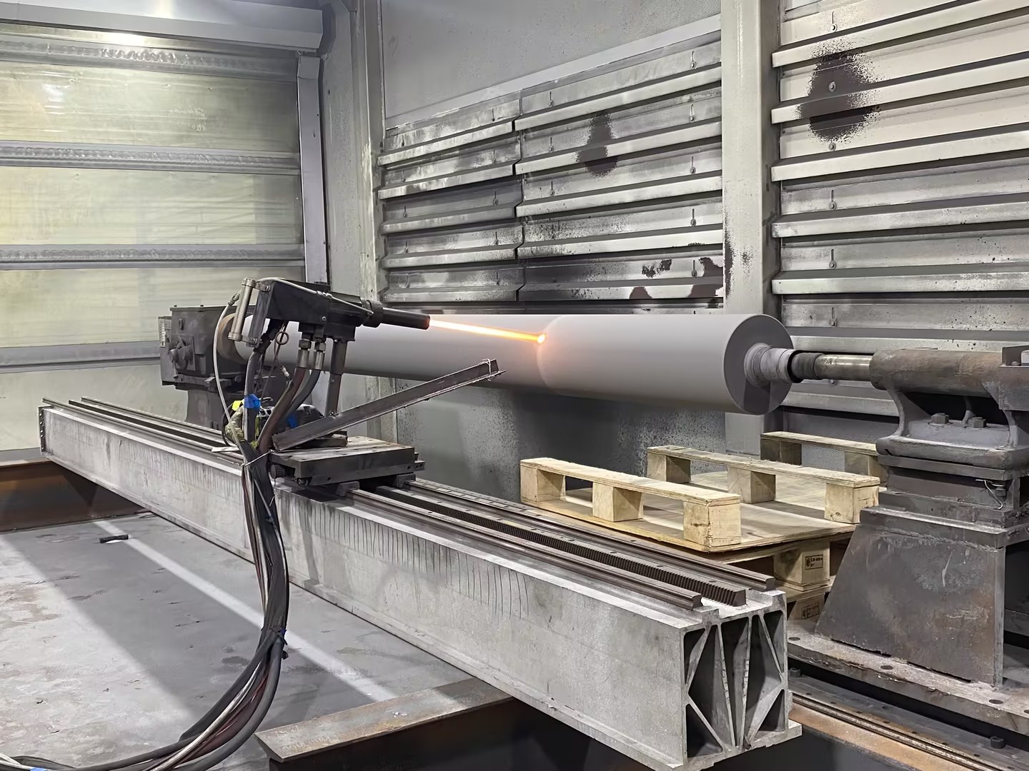 Precio de fábrica Recubrimiento de carburo de tungsteno de los rollos de la máquina rebobinadora con la industria de fabricación de papel 